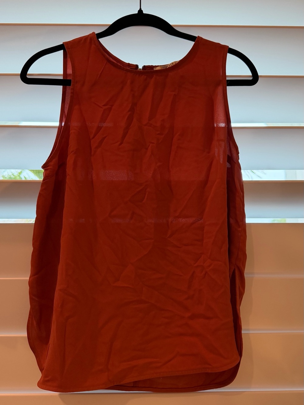 Forever 21 Rust Orange- Sleeveless Camisole